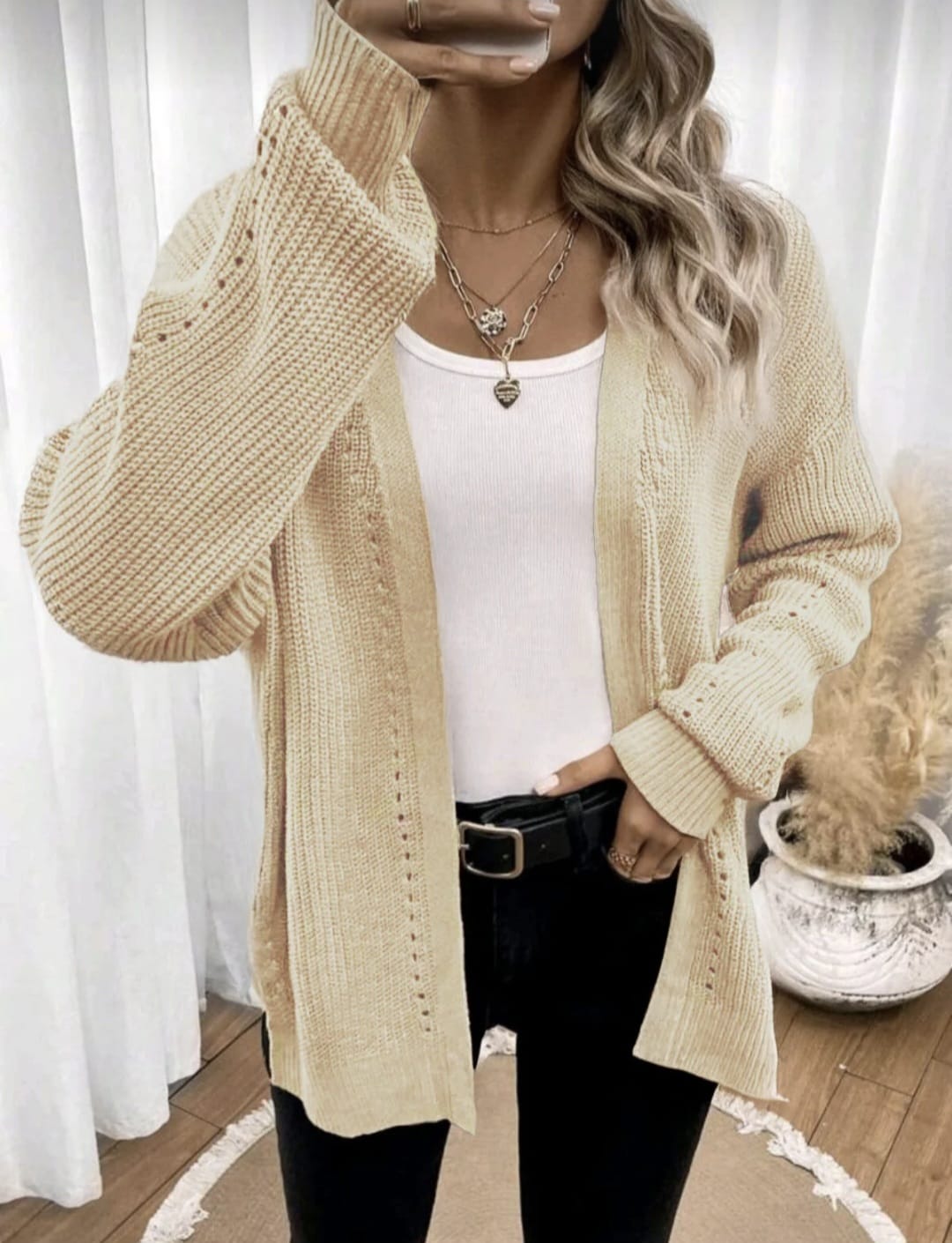 MODEL:2535 / SALAŞ KESİM DÜĞMESİZ HIRKA